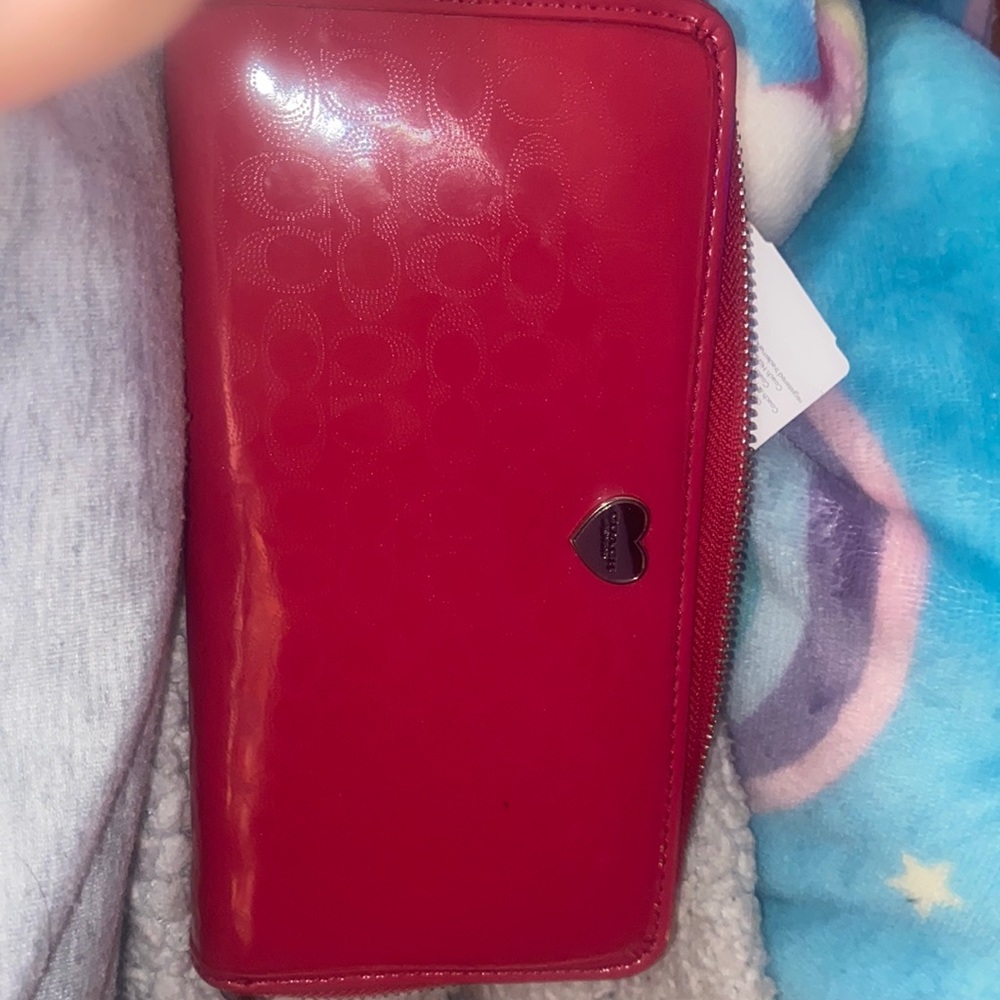Pink coach wallet